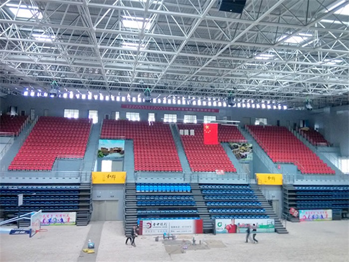 廊坊电厂体育馆网架加工